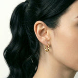 Candongas Melcocha 1.05 g / 3/4 in Oro Amarillo 18K