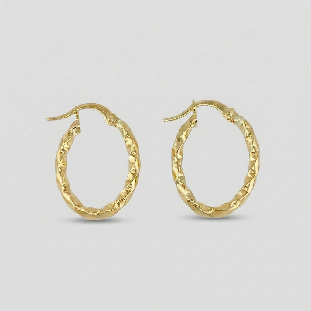 Candongas Dyla 1.3gr / 1 in / Oro Amarillo 18K