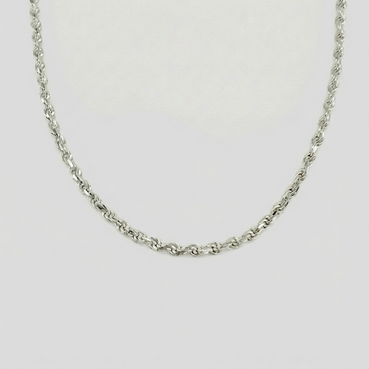 Rope Chain 33.15gr / 27 1/2 in / 4mm Silver 925