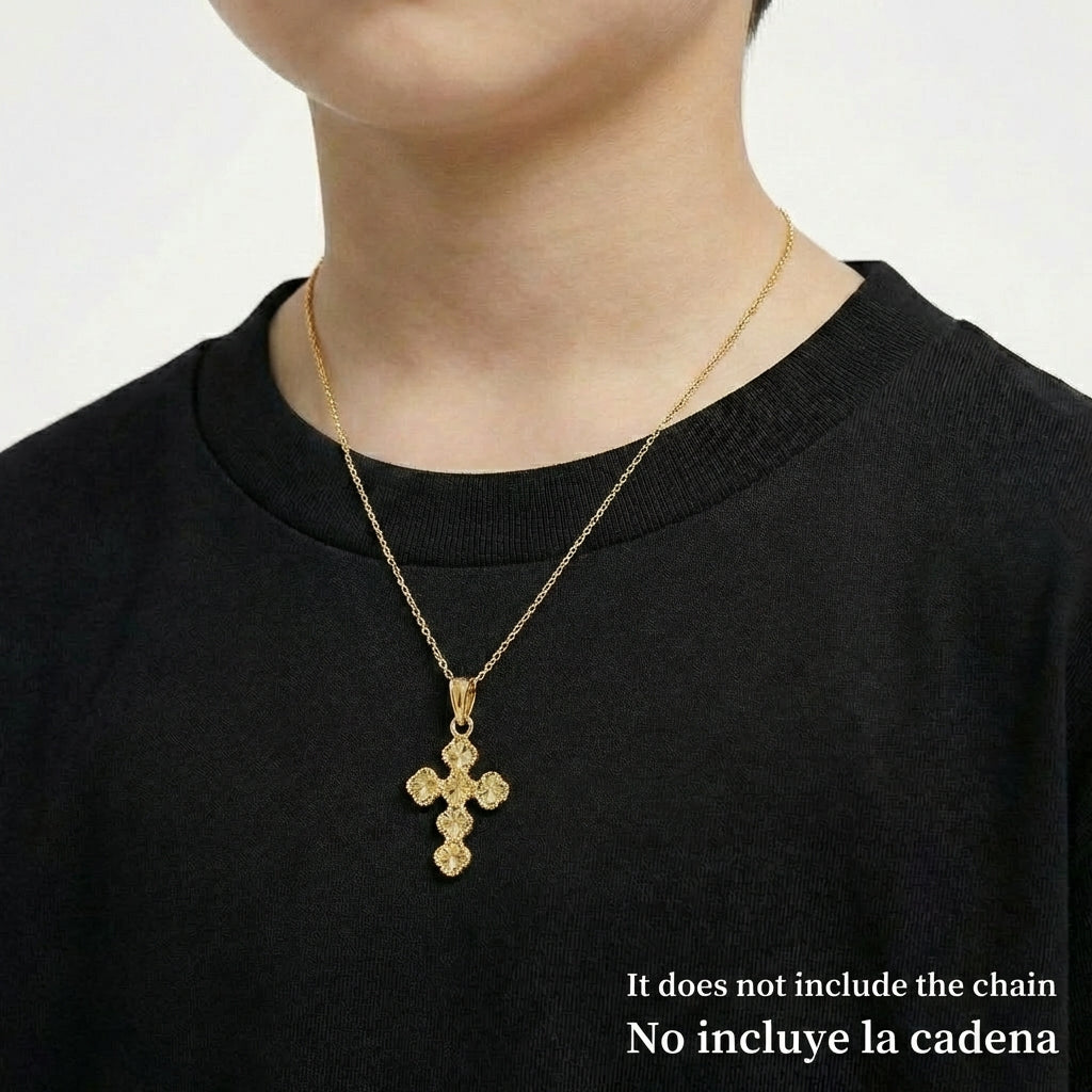 Golden Clover Pendant 2.35 g / 1 1/4 in 18K Yellow Gold