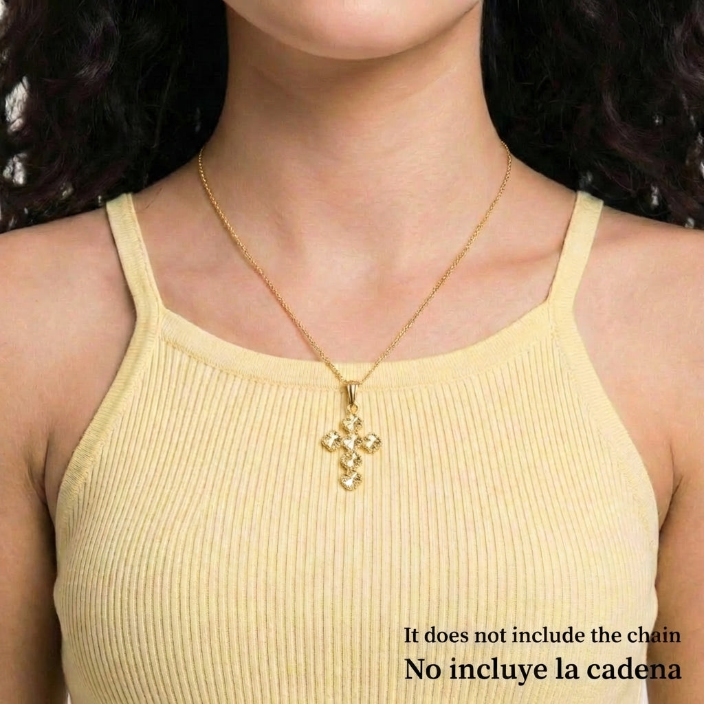 Golden Clover Pendant 2.35 g / 1 1/4 in 18K Yellow Gold