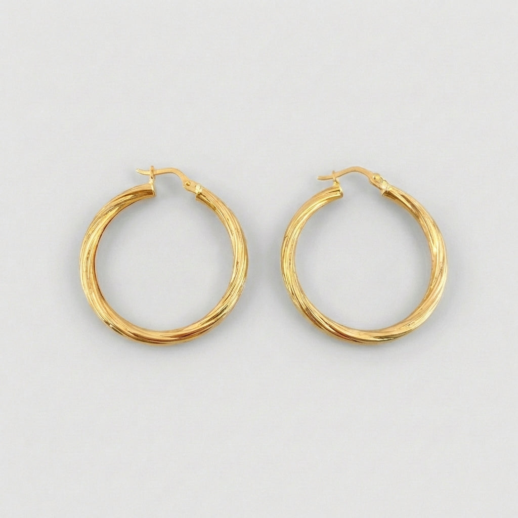 Candongas Mary 3.5gr / 1 1/4 in / Oro Amarillo 18K ©