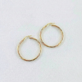 Candongas Nely 5.95g / 1 1/2 in Tres Oros 18K