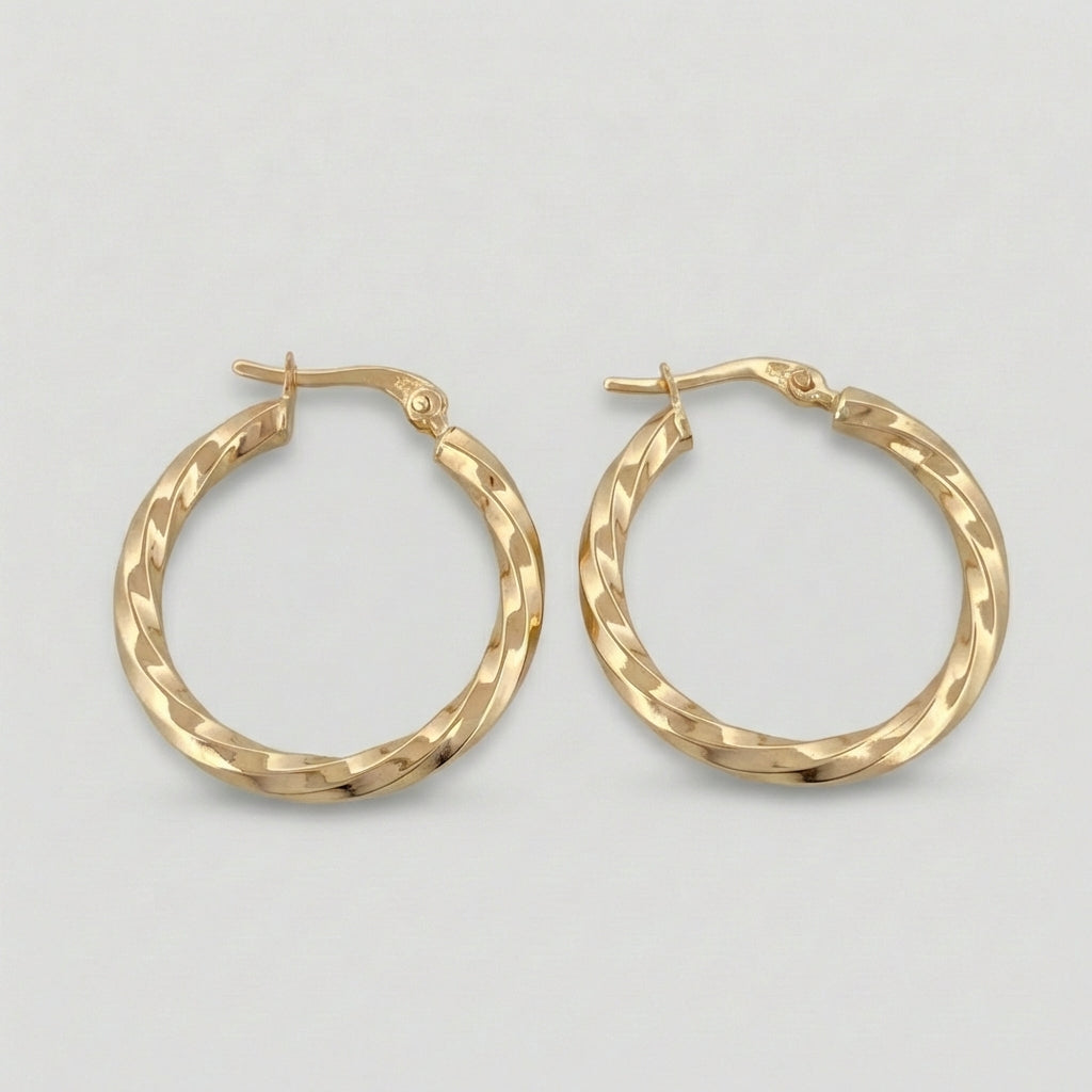 Candongas Kari 2.25gr / 1 in / Oro Amarillo 18K &