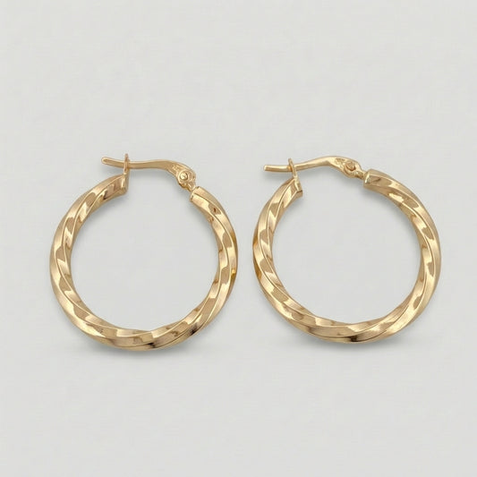 Candongas Kari 2.25gr / 1 in / Oro Amarillo 18K &