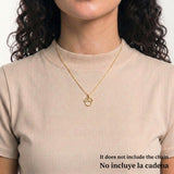 Pendant Mouse With Bow 0.45 g / 3/4 in Yellow Gold 18K