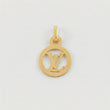 Pendant Circle Letter 0.5 g / 3/4 in Yellow Gold 18K