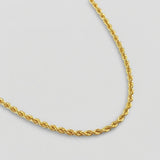 Rope Chain 6.85g / 23 1/2 in / 2.6mm Yellow Gold +3 18K $