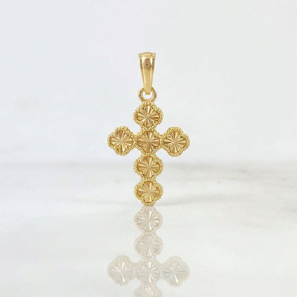 Golden Clover Pendant 2.35 g / 1 1/4 in 18K Yellow Gold