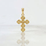 Golden Clover Pendant 2.35 g / 1 1/4 in 18K Yellow Gold