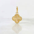 Golden Clover Pendant 0.8gr / 3/4 in / Yellow Gold Nac.Esp. 18K ©
