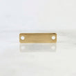 Charm Rectangular Plate 0.75gr / 1 in / 18K Yellow Gold *