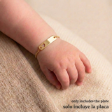 Herraje Placa Corazon 0.8 g / 1 in Oro Amarillo 18K