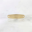 Charm Hexagonal Plate 0.7gr / 1 in / 18K Yellow Gold