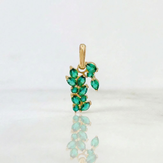 Dije Rama De Abedules 1.15 g / 3/4 in Oro Amarillo 18K