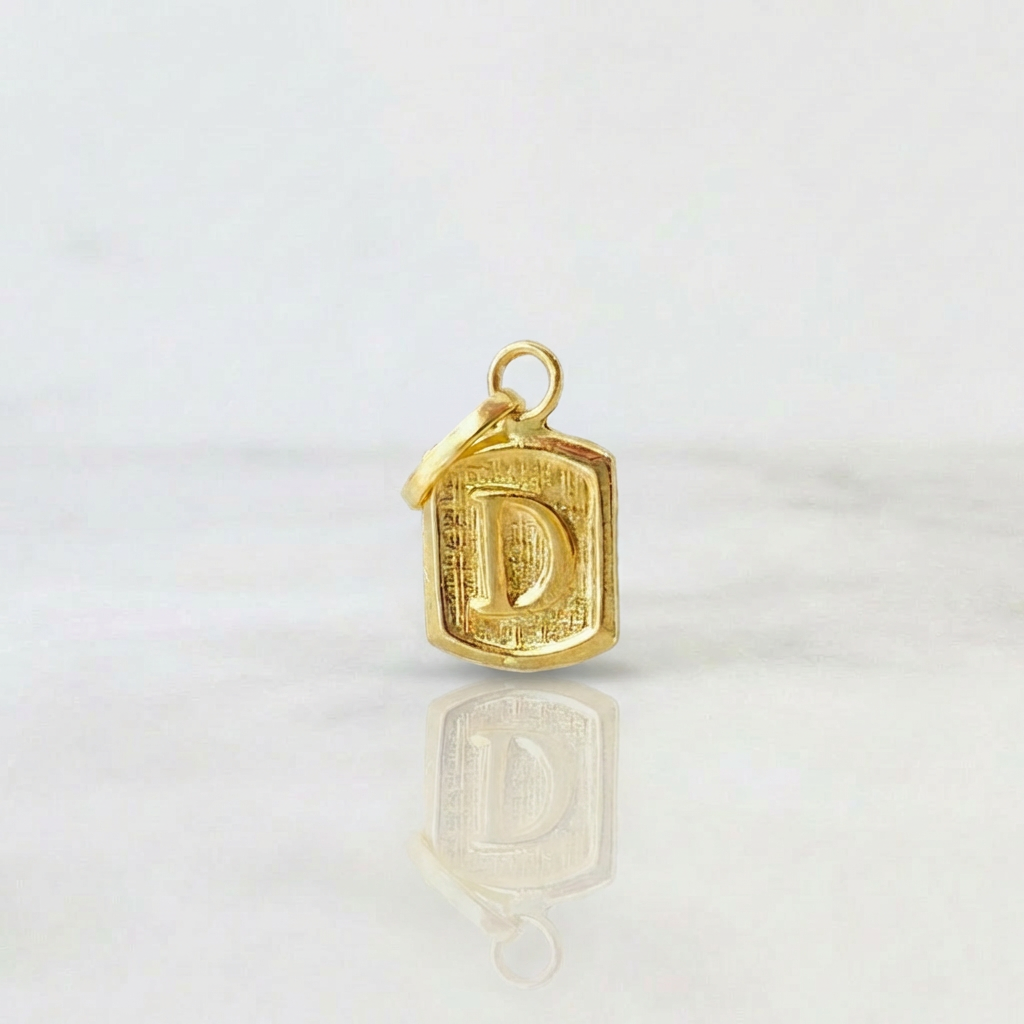 Pendant Letter I 0.3g / 1/2 in Yellow Gold 18K