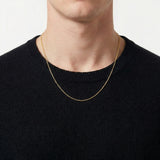 Classic Link Chain 1.25 g / 19 1/2 in / 0.9 mm Yellow Gold 18K