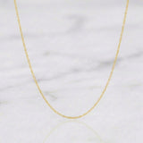Classic Link Chain 1.25 g / 19 1/2 in / 0.9 mm Yellow Gold 18K