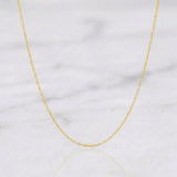 Classic Link Chain 1.25 g / 19 1/2 in / 0.9 mm 18K Yellow Gold
