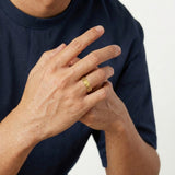 Ring Band Crown Seal 3.6 g / T8 Yellow Gold 18K