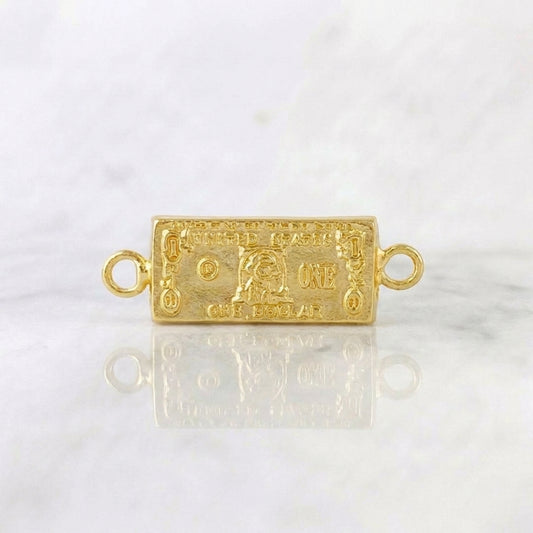 Herraje Dolar 0.55g / 3/4 in Oro Amarillo 18K