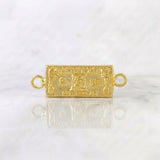 Herraje One Dolar 0.5 g / 3/4 in Oro Amarillo 18K