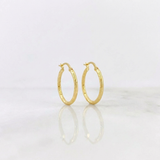 Candongas Sandra 1.55gr / 1 in / Oro Amarillo 18K ©