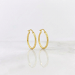 Candongas Sandra 1.55gr / 1 in / Oro Amarillo 18K