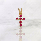 Pendant Jewelry Cross 0.35gr / 0.5in / 18K Gold +