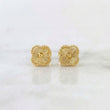Clover Stud Earrings 2.35 g / in / 9.8 mm Yellow Gold 18K