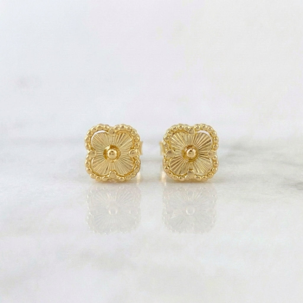 Topos Trebol 1.8 g / in / 7.7 mm Oro Amarillo 18K