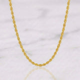 Cadena Lazo 2.7 g / 17 3/4 in / 2.2 mm Oro Amarillo 18K