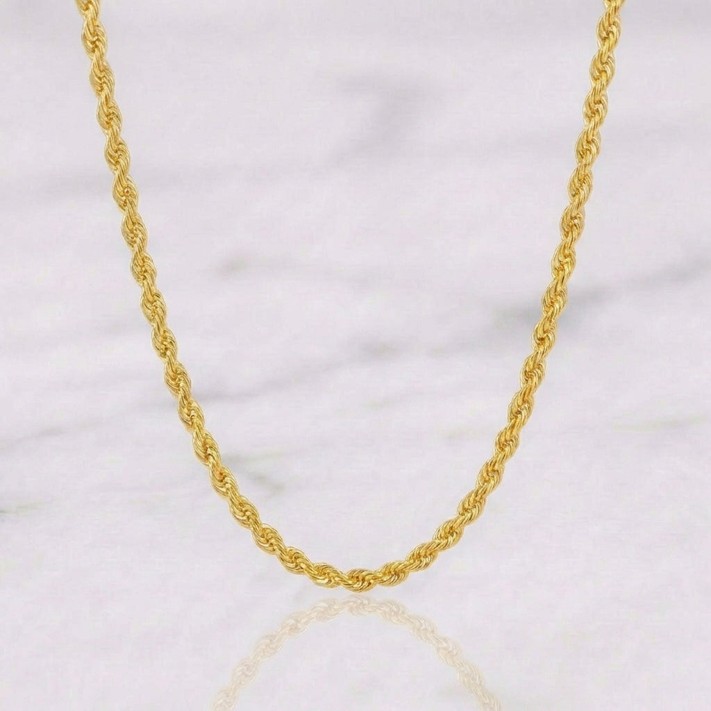 Rope Chain 2.65 g / 18 in / 2.2 mm Yellow Gold 18K