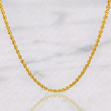 Rope Chain 3.6 g / 24 in / 2.2 mm Yellow Gold 18K
