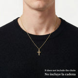 Plain Cross Pendant 0.15 g / 1/2 in 18K Yellow Gold