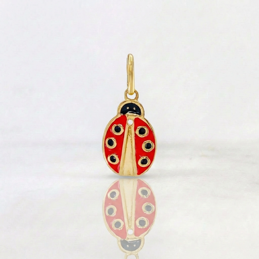 Dije Mariquita 1.5 g / 3/4 in Oro Amarillo 18K