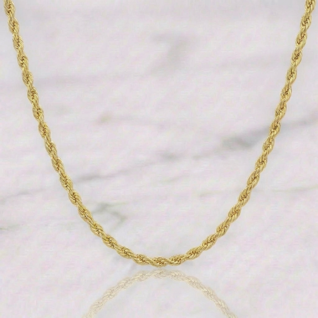 Cadena Lazo 2.95 g / 19 3/4 in / 2.2 mm Oro Amarillo 18K