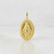 Pendant Virgen Milagrosa 3.2 g / 1 1/2 in Yellow Gold 18K