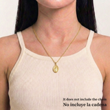 Pendant Miraculous Virgin 0.35gr / 1/2 in / 18K Yellow Gold ©