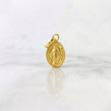 Dije Virgen Milagrosa 0.4gr / 1/2 in / Oro Amarillo 18K
