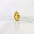 Pendant Miraculous Virgin 0.35gr / 1/2 in / 18K Yellow Gold ©