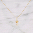 Set Cadena Aro Seguido + Dije Corazón / 0,95gr / 17 3/4 in Oro Amarillo 18K