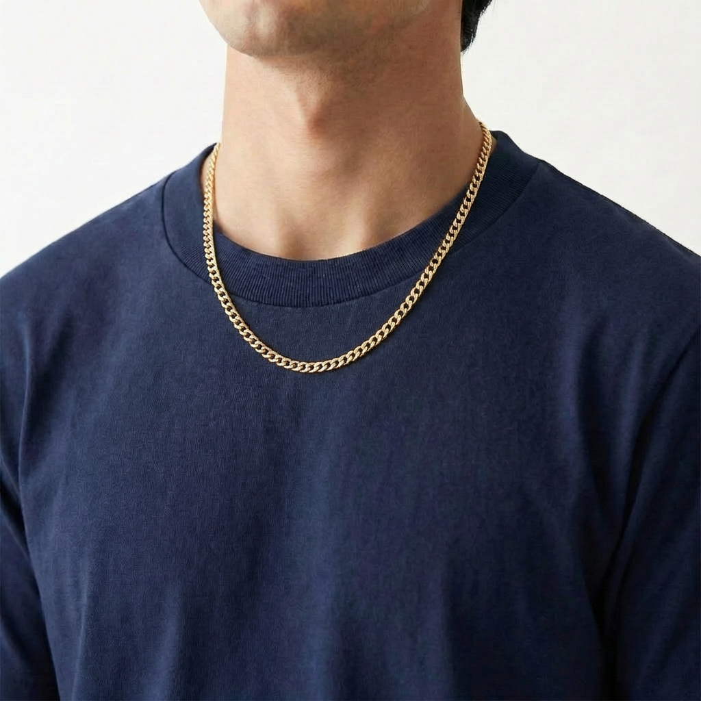 Cuban Links 2.5 g / 20 1/4 in / 2.4 mm Yellow Gold 18K