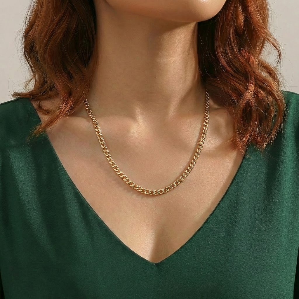 Cuban Links 2.5 g / 20 1/4 in / 2.4 mm Yellow Gold 18K