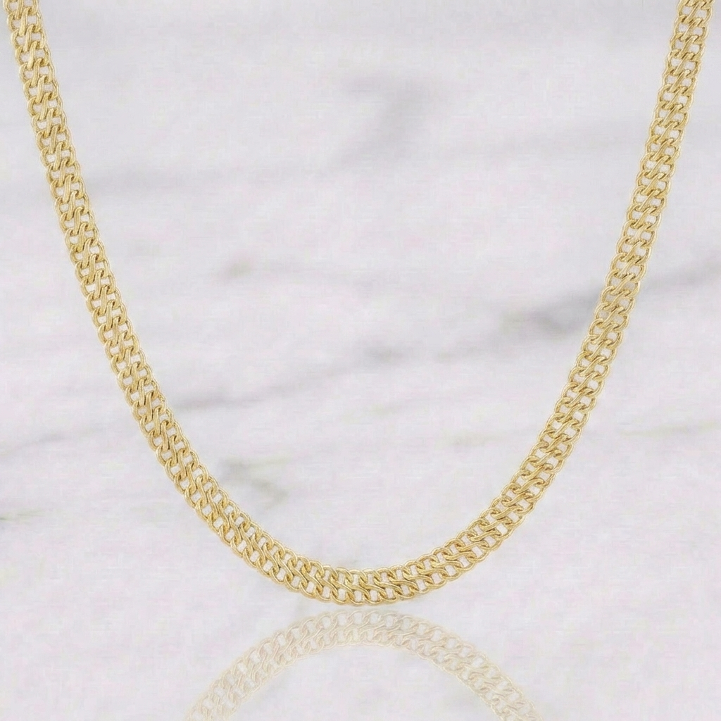 Cadena Sedusa 5.3g / 24 in / 4mm Oro Amarillo 18K
