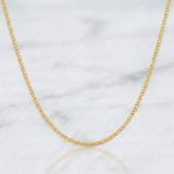 Cadena Cubana 1.25 g / 18 in / 1.55 mm Oro Amarillo 18K