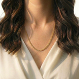 Cadena Cubana 1.25 g / 18 in / 1.55 mm Oro Amarillo 18K