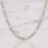 Cadena Figaro 23.9gr / 27 1/2 in / 6mm Plata 925
