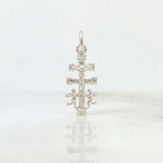 Dije Cruz De Caravaca 1 g / 1 in Plata 925