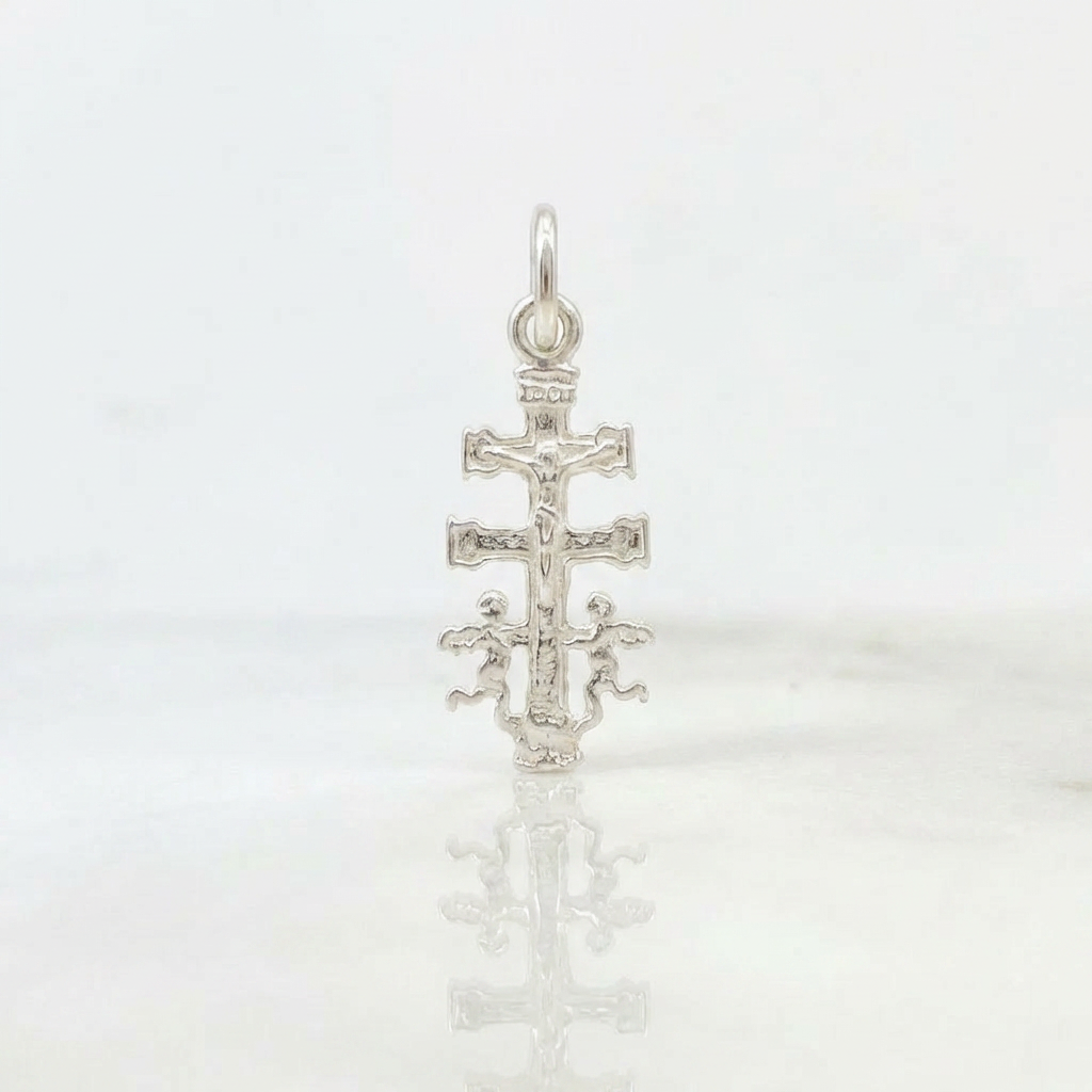 Pendant Cruz De Caravaca 1.1 g / 1 in Silver 925